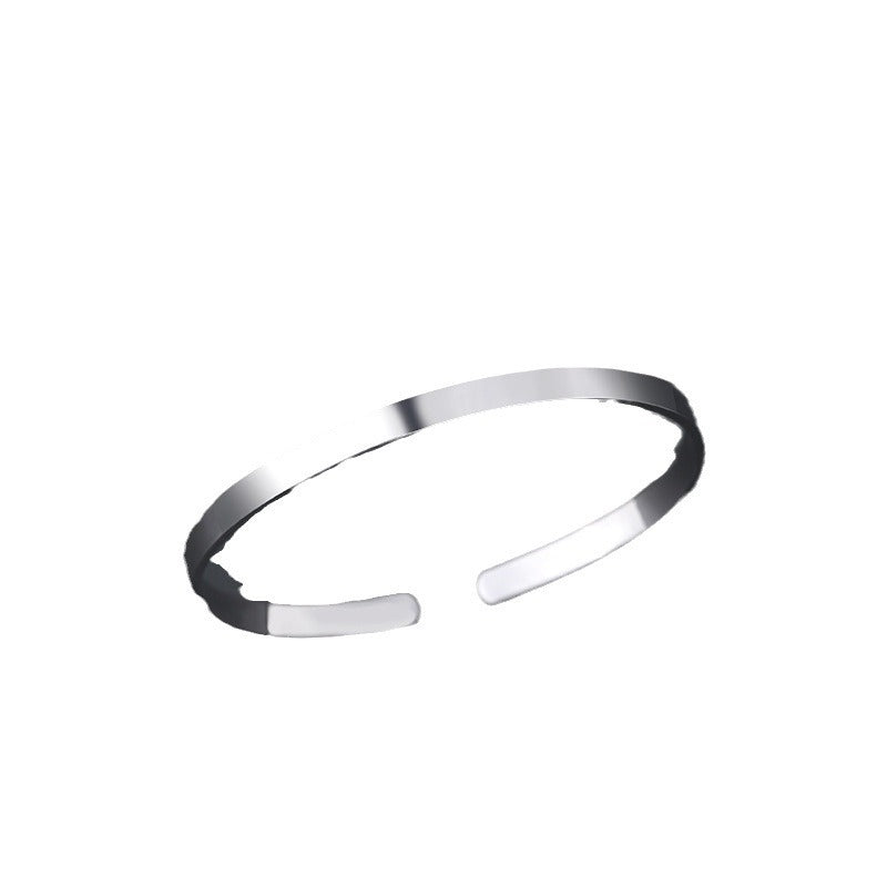 925 Silver-Plated Men's Bracelet – Classic Shine and Modern Simplicity