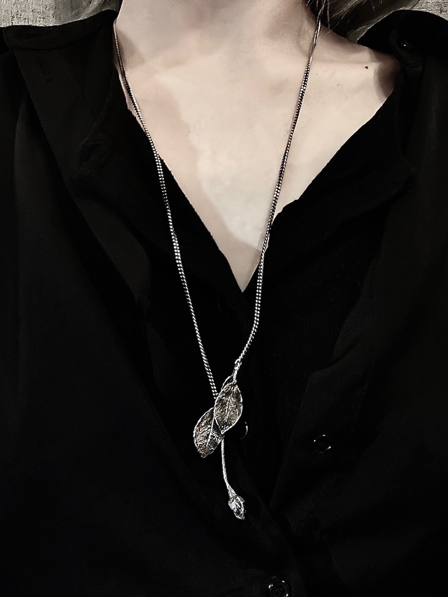 WM925 sterling silver self-discipline necklace pendant accessories men's and girls' tide brand all-match hip-hop light luxury ins niche design