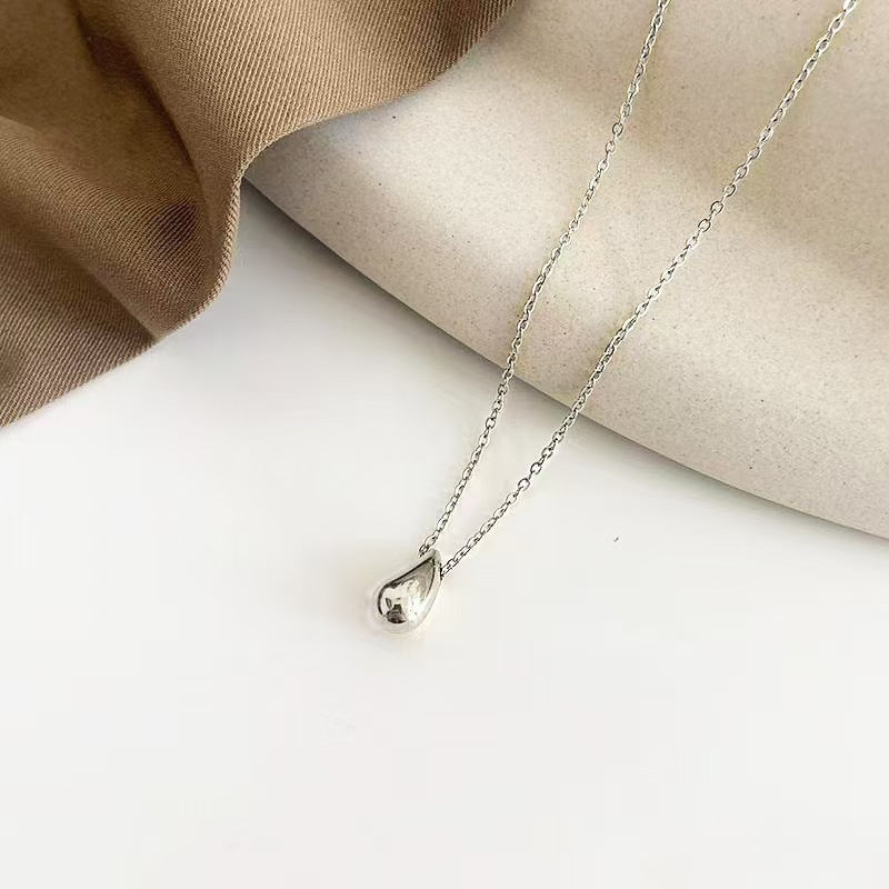 S925 Silver Waterdrop Jewelry Set – Elegant Four-Piece Women’s Collection