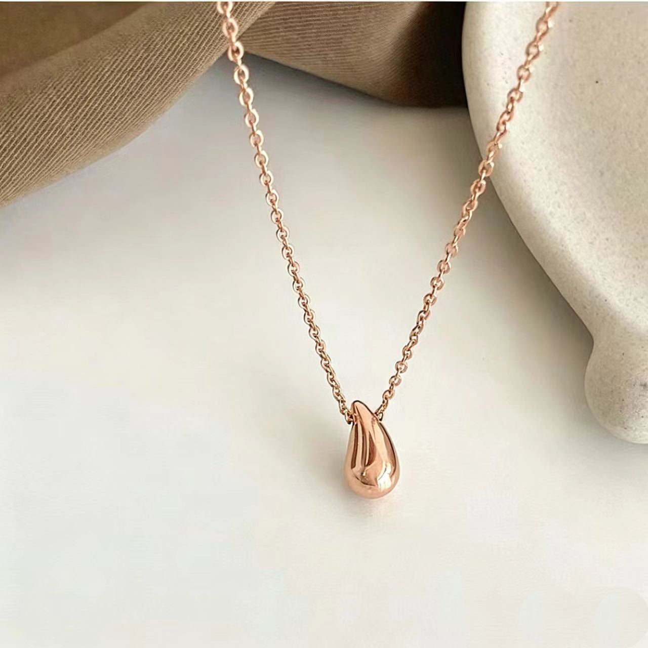 S925 Silver Waterdrop Jewelry Set – Elegant Four-Piece Women’s Collection