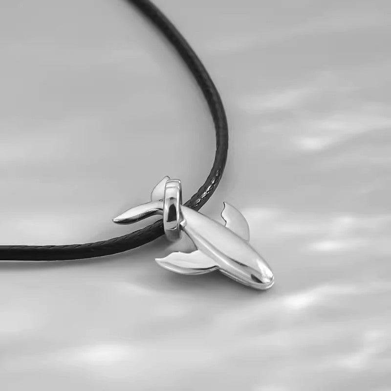 S925 Sterling Silver Whale Necklace for Men – Cool Minimal Street Style